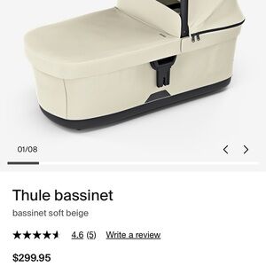 Thule Soft Beige Bassinet
